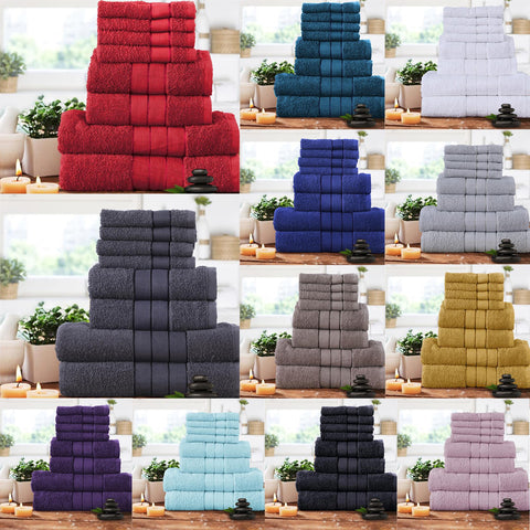 8PC Manhattan Bamboo Towel Bale Set