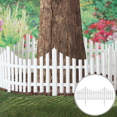 4Pcs Lawn Edging Border Fence