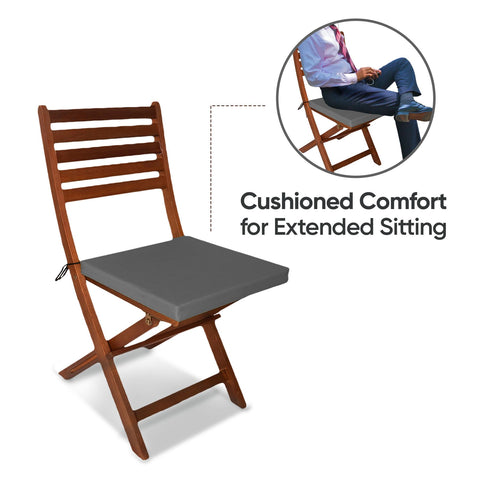 Outdoor Chairpad in Waterproof Fabric: All-Weather Comfort