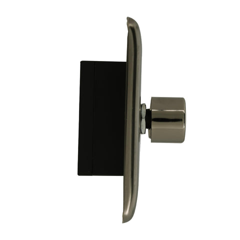 Standard Plate Switches and Sockets USB Plug Nickel Steel Rounded Corners Fused