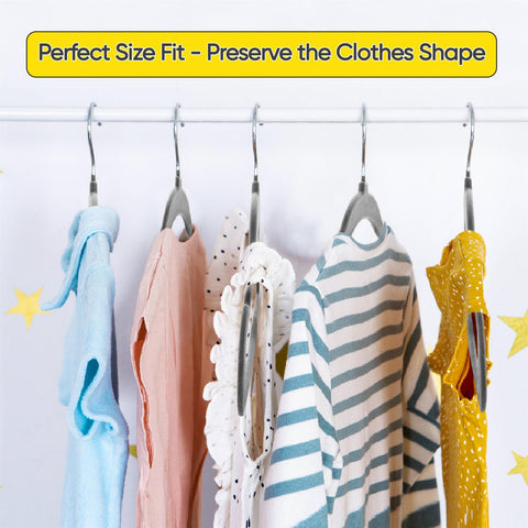 Kids Velvet Hangers For Trousers Ultra Slim Baby Hangers