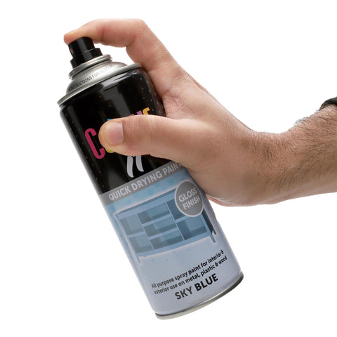 400ml Spray Paint Aerosol Matt Gloss Metal Wood And Plastic Paint Waterproof