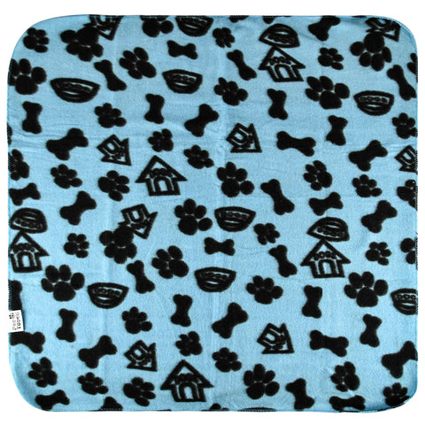 Paw Print Pet Fleece Blanket