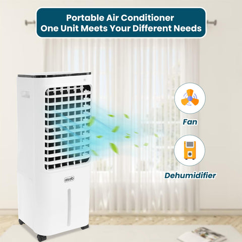 Portable 3-in-1 Air Conditioning Unit 7000BTU Cooler Fan Dehumidifier Remote AC