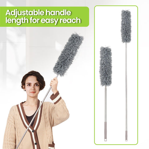 Extendable Telescopic Duster for Easy Clean-up Tasks