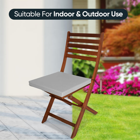 Outdoor Chairpad in Waterproof Fabric: All-Weather Comfort