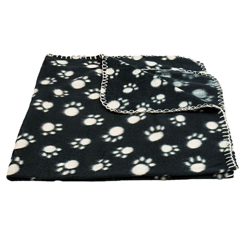 Paw Print Pet Fleece Blanket