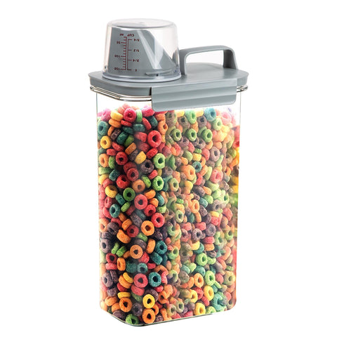 Convenient 2300ml Food Container Cereal Dispenser GREY