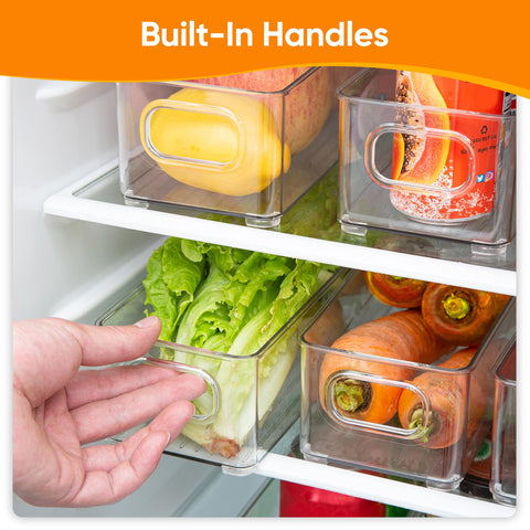 8Pcs Refrigerator Organisers Pantry Storage Containers