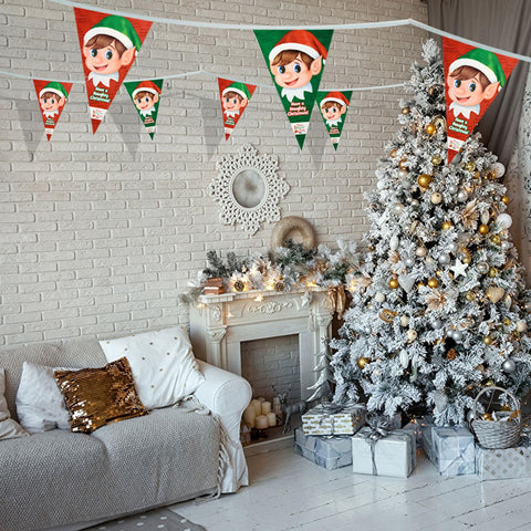 Elves Behavin Badly Elf Bunting