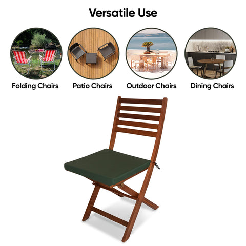 Outdoor Chairpad in Waterproof Fabric: All-Weather Comfort