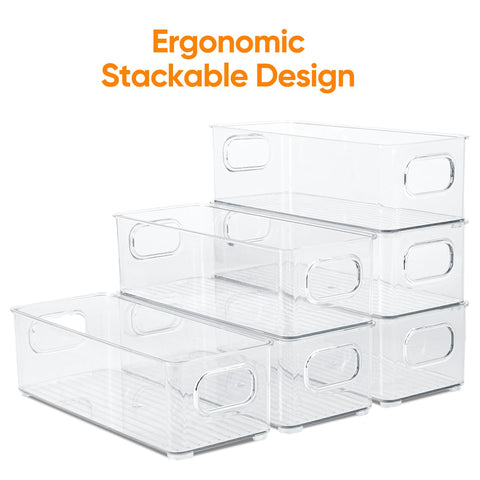 8Pcs Refrigerator Organisers Pantry Storage Containers