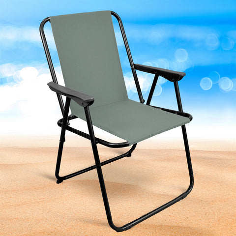 Relaxing Spring Beach Chair Designed for Outdoor Comfort GREY