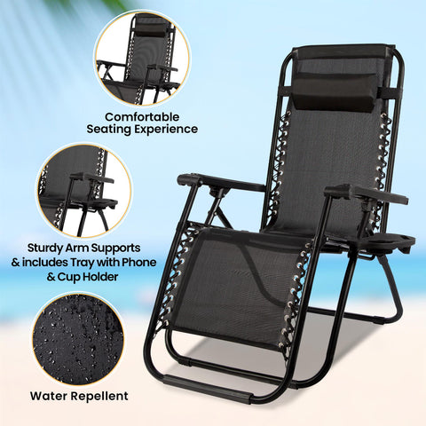 Zero Gravity Recliner Chair with Canopy