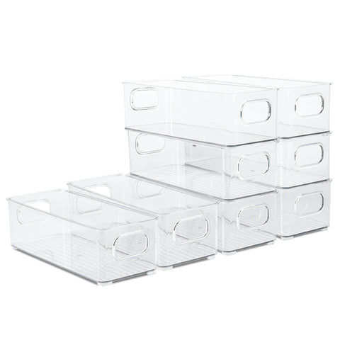 8Pcs Refrigerator Organisers Pantry Storage Containers