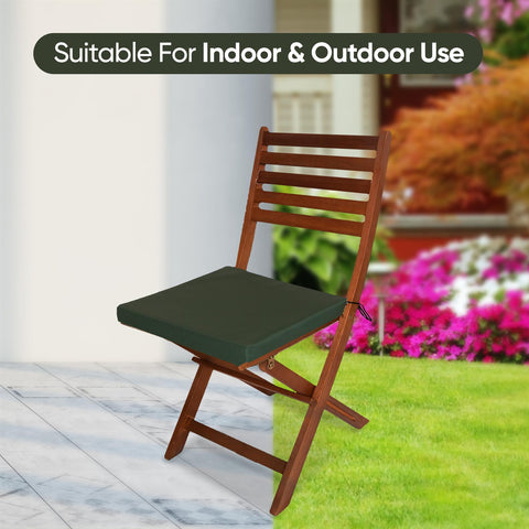 Outdoor Chairpad in Waterproof Fabric: All-Weather Comfort