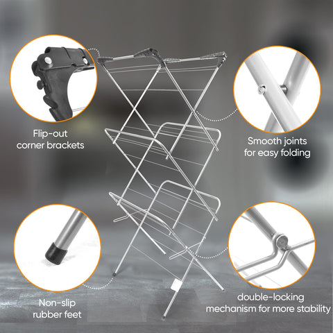 21M 3 Tier Clothes Airer