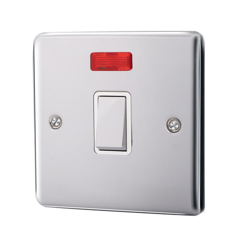 Standard Plate Switches and Sockets USB Plug Nickel Steel Rounded Corners Fused