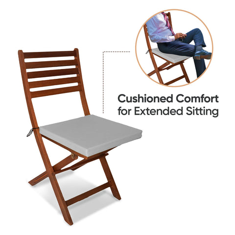 Outdoor Chairpad in Waterproof Fabric: All-Weather Comfort