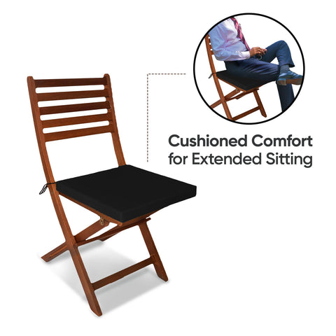 Outdoor Chairpad in Waterproof Fabric: All-Weather Comfort