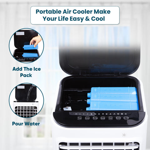 Portable 3-in-1 Air Conditioning Unit 7000BTU Cooler Fan Dehumidifier Remote AC