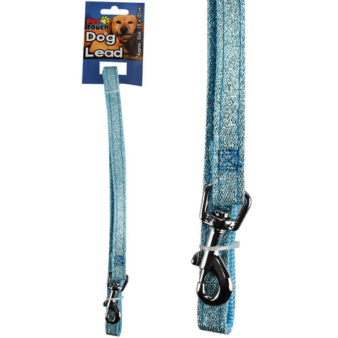 Shimmering Dog Lead for Small Pets Metallic Finish