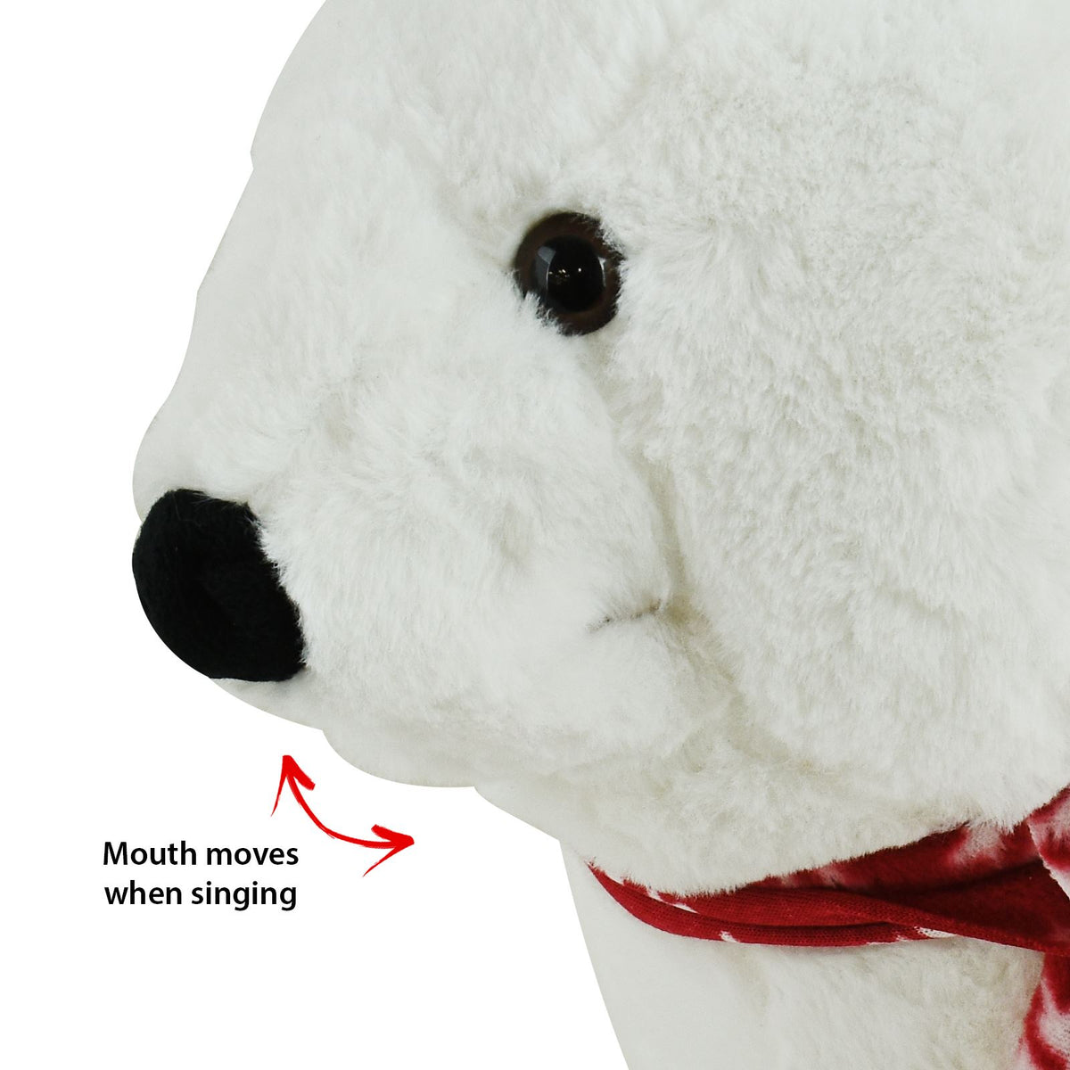 Singing Polar Bear Wall Decoration