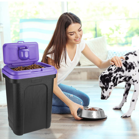 Pet Food Storage Container with Scoop