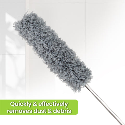 Extendable Telescopic Duster for Easy Clean-up Tasks