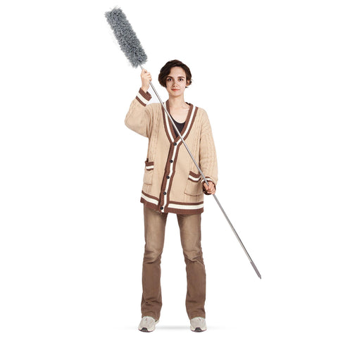 Extendable Telescopic Duster for Easy Clean-up Tasks