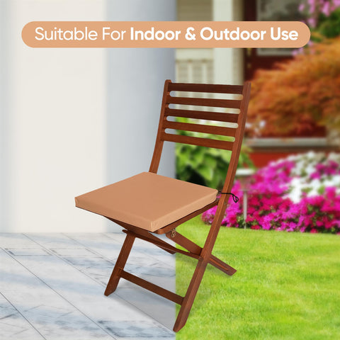 Outdoor Chairpad in Waterproof Fabric: All-Weather Comfort