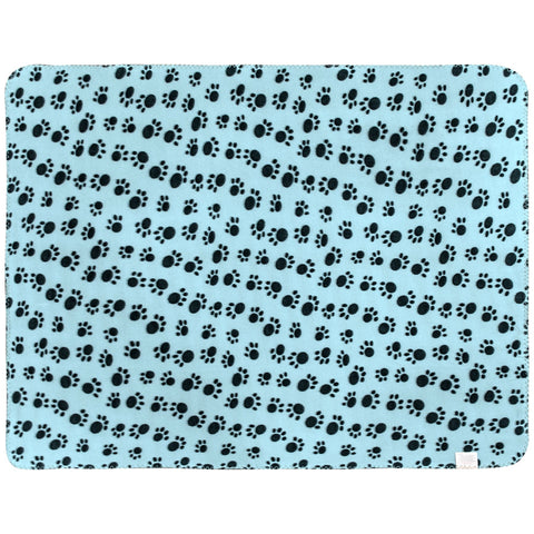 Paw Print Pet Fleece Blanket