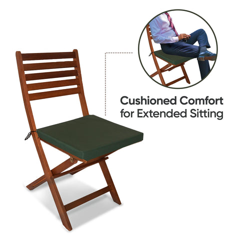 Outdoor Chairpad in Waterproof Fabric: All-Weather Comfort