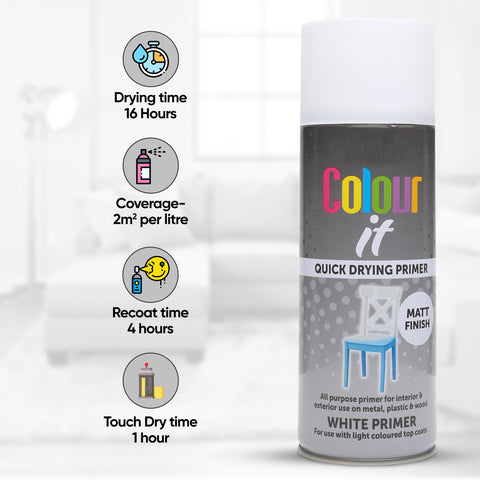 400ml Spray Paint Aerosol Matt Gloss Metal Wood And Plastic Paint Waterproof