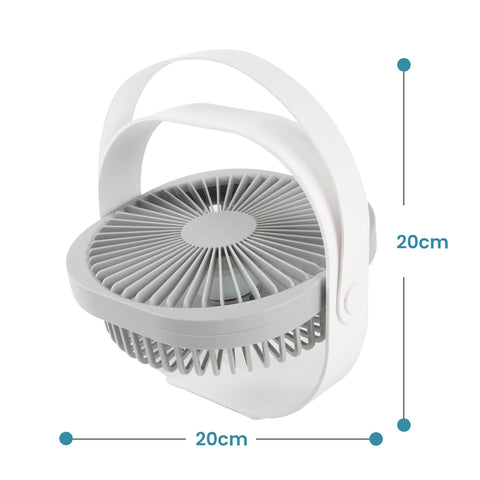 Mini USB Desk Fan with 3 Speed Setting Ultra Quiet Cooling