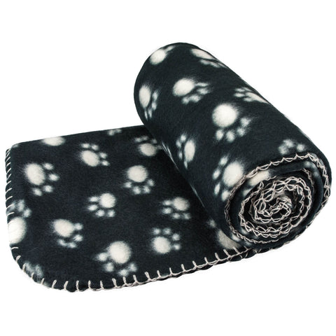 Paw Print Pet Fleece Blanket