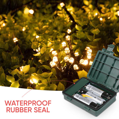 Outdoor Battery Operated LED String Lights