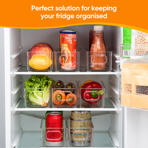 8Pcs Refrigerator Organisers Pantry Storage Containers