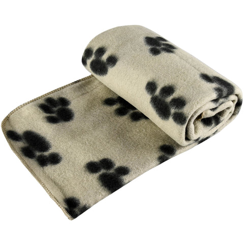 Paw Print Pet Fleece Blanket