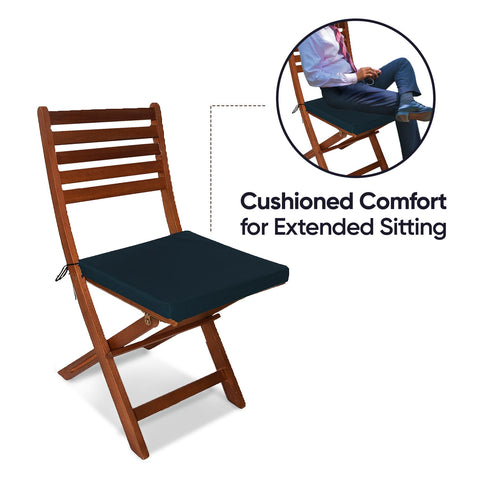 Outdoor Chairpad in Waterproof Fabric: All-Weather Comfort