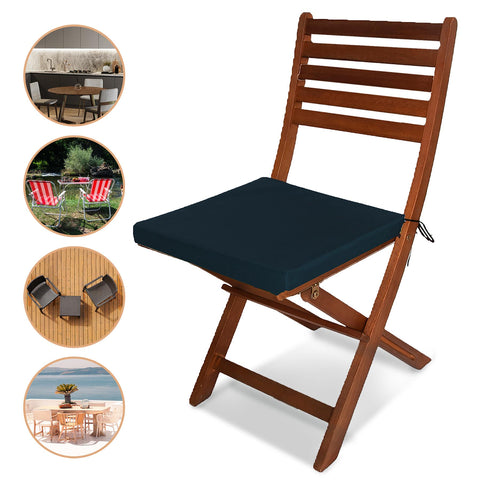 Outdoor Chairpad in Waterproof Fabric: All-Weather Comfort