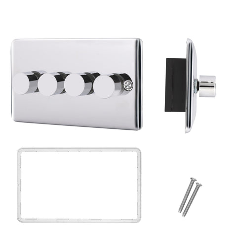 Standard Plate Switches and Sockets USB Plug Nickel Steel Rounded Corners Fused