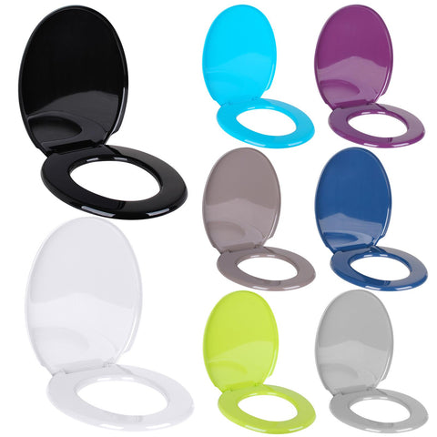 Oval Shape Multicolor Toilet Seat