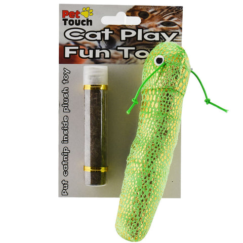 Cat Nip Worms Furry Friend Treat Toy