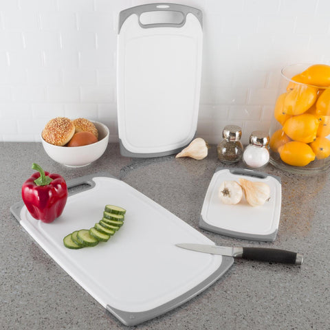 Chopping Board Set 3 Piece Kitchen Food Cutting Large Boards