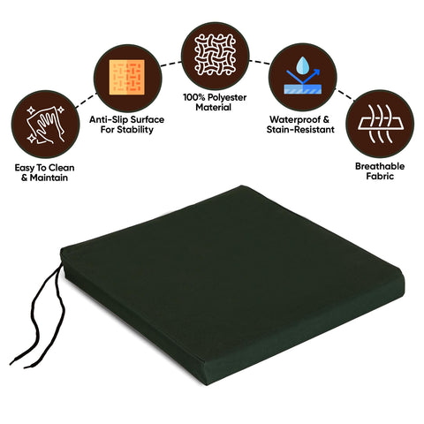 Outdoor Chairpad in Waterproof Fabric: All-Weather Comfort