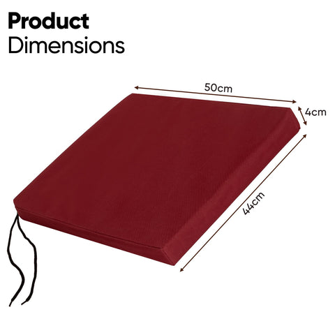 Outdoor Chairpad in Waterproof Fabric: All-Weather Comfort