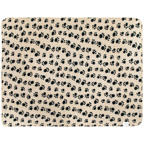 Paw Print Pet Fleece Blanket