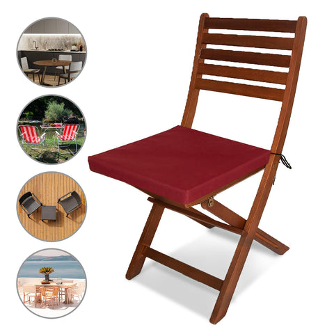 Outdoor Chairpad in Waterproof Fabric: All-Weather Comfort