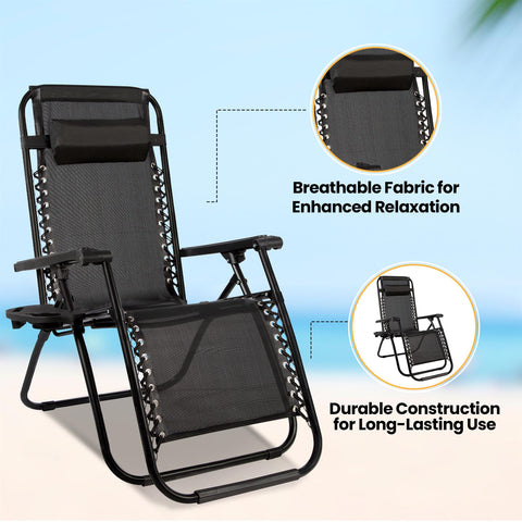 Zero Gravity Recliner Chair with Canopy